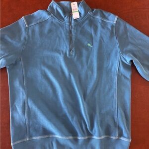 Tommy Bahama NWT Lg 1/4 Zip